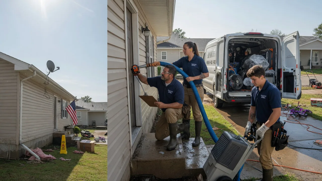 Ceiling Water Damage Restoration in Oak Vale, MS near me